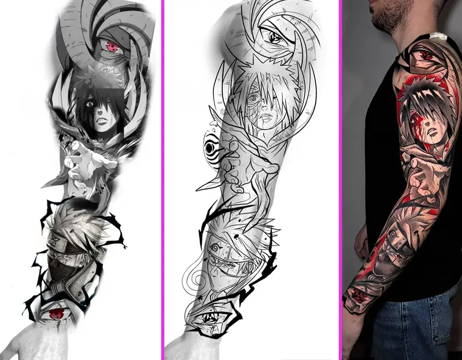 Proceso de tatuaje de Yokai Tattoo en Málaga