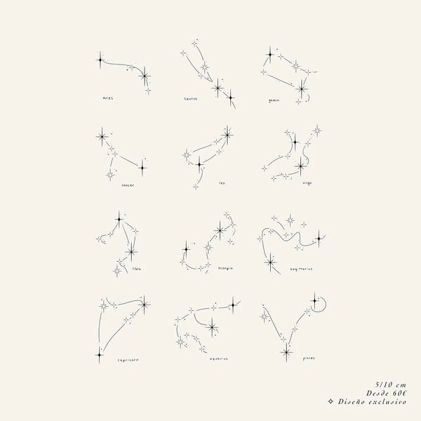 Diseño original de línea fina disponible para tatuar, por Carmen González (2 de 4)