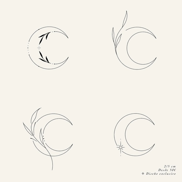 Diseño original de línea fina disponible para tatuar, por Carmen González (4 de 4)